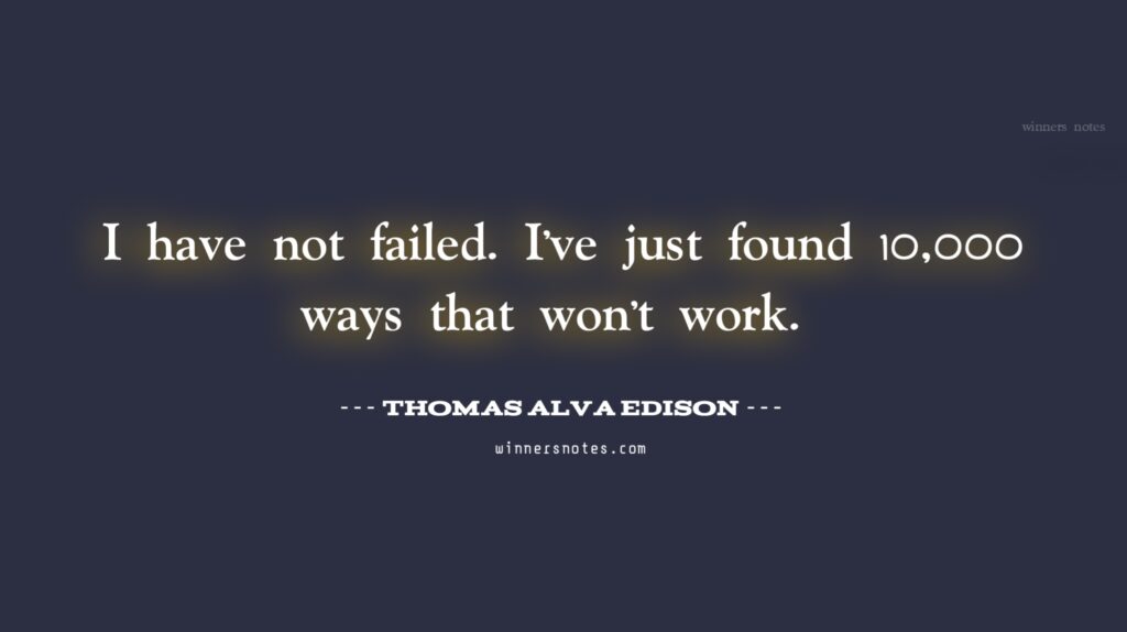 Thomas Alva Edison quotes