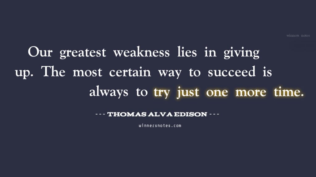 Thomas Alva Edison quotes in English