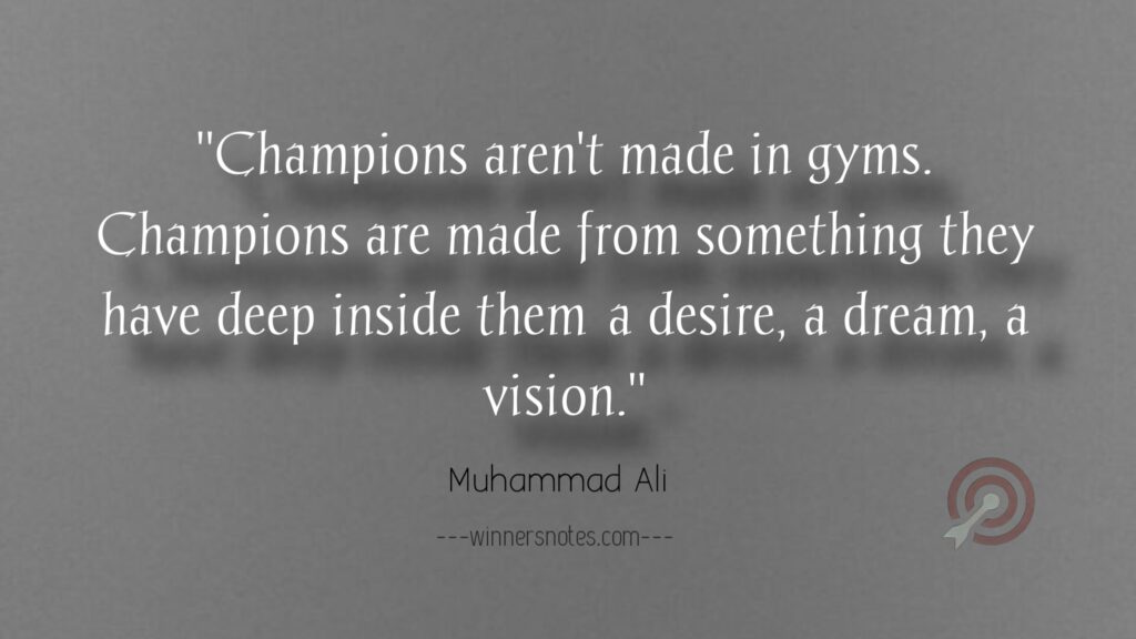 Muhammad Ali quotes in English