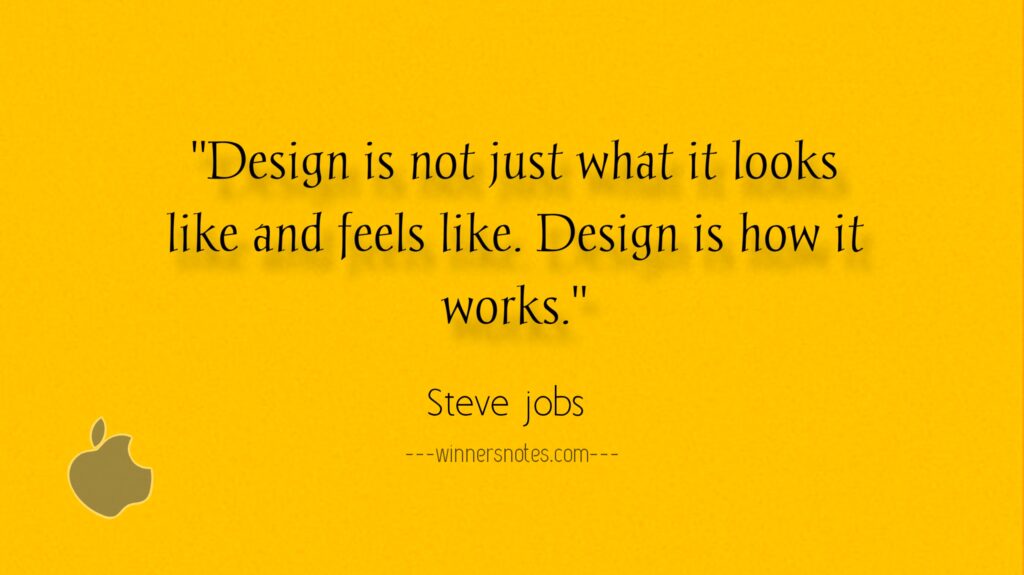 Steve jobs words