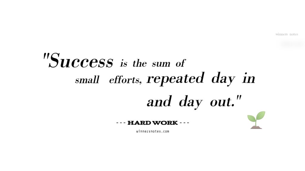 hard working Quotes
