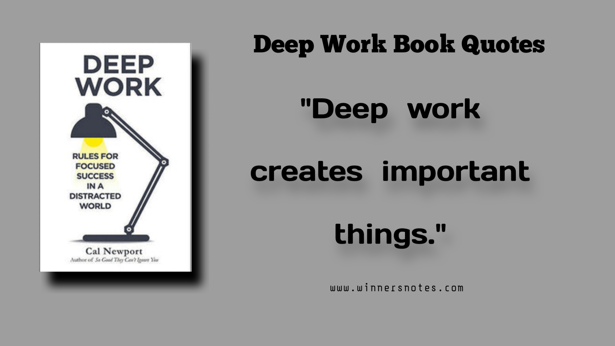 deep work book quotes