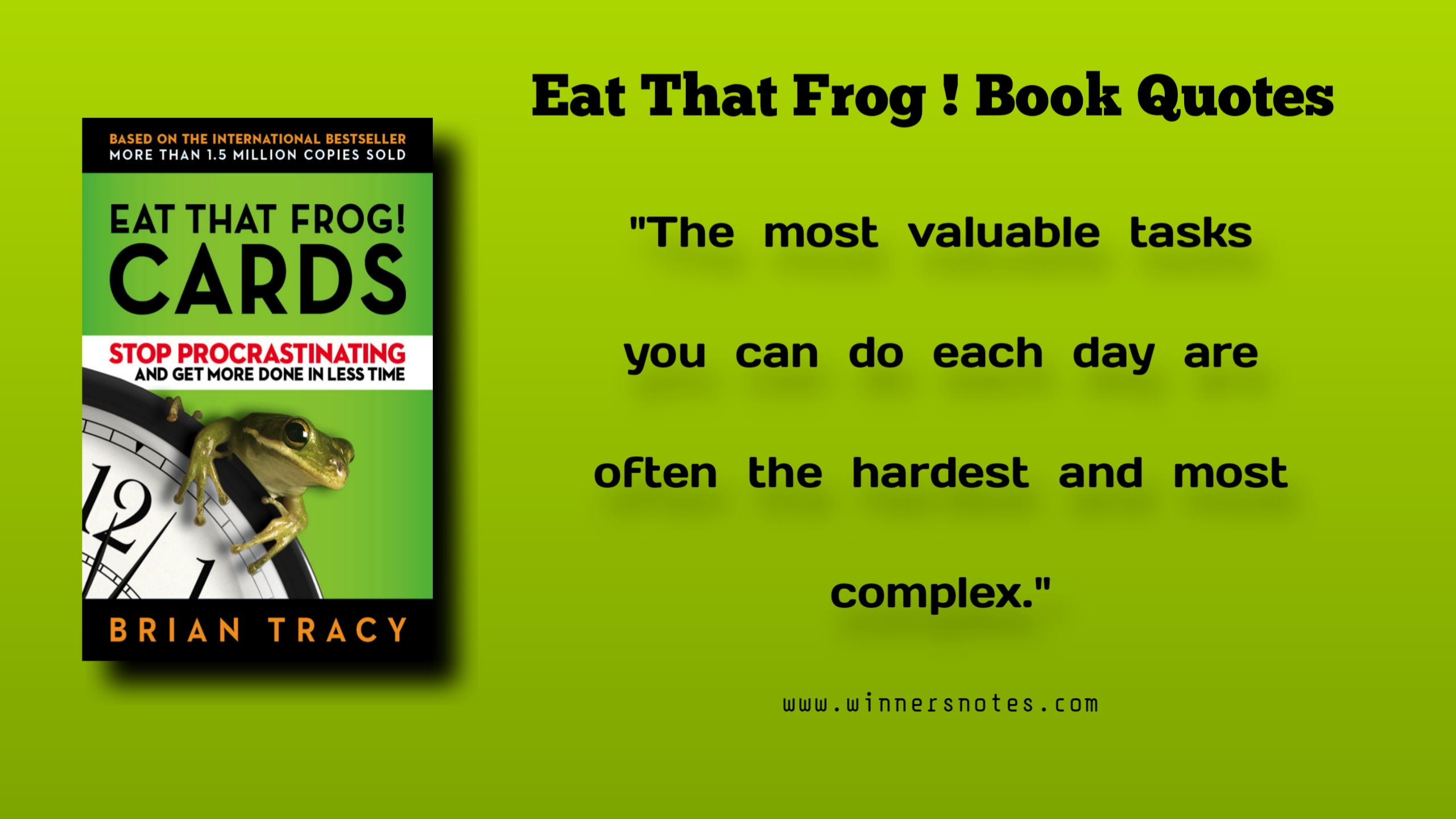 eat that frog book quotes