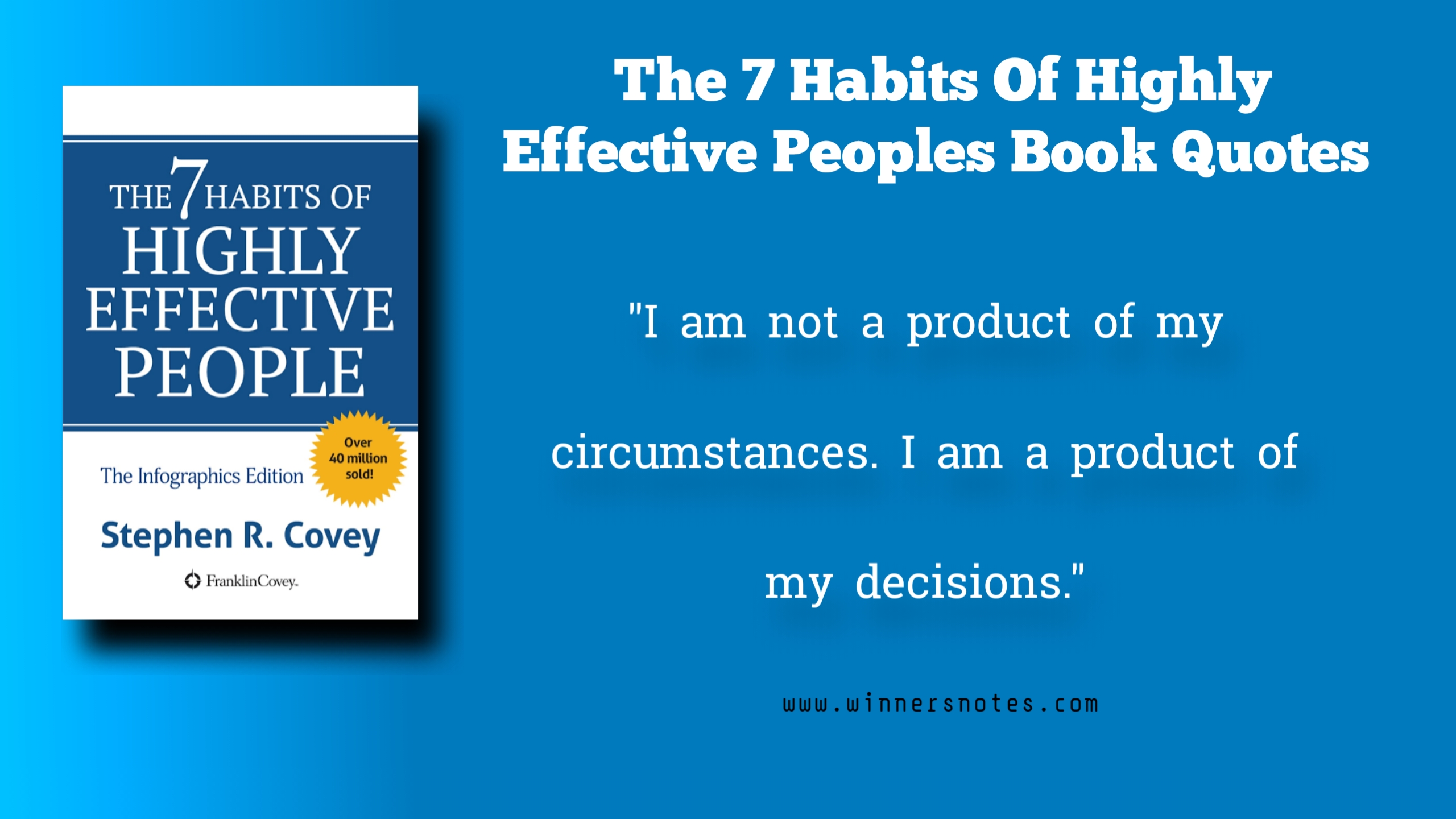 the 7 Habits of highly effective people book quotes